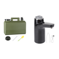 thumbnail image 1 of Jarra para Acampar 20L Con Cubo A Prueba Fugas Grifo Senderismo Al Aire Libre () Verde, 1 of 9