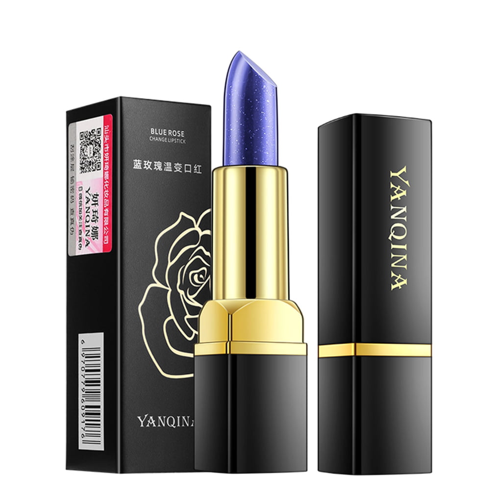 Blue Rose Magic Lipstick,Shimmer Color Moisturizing Lip Balm - Walmart.com