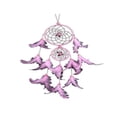 thumbnail image 1 of Handmade Double Circle Dream Catcher with Feathers Hanging Decoration Ornament, 1 of 6