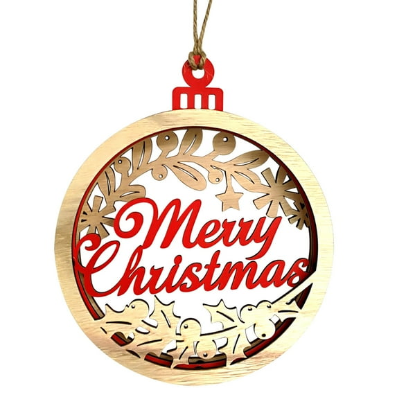 Vikakiooze 2022 Wooden Snowman Deer Letter Santa Claus Christmas Tree Hanging Decorative Pendan Christmas Decorations