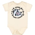 thumbnail image 3 of Inktastic Future Dairy Farmer with Cute Black and White Holstein Cows Boys or Girls Baby Bodysuit, 3 of 5