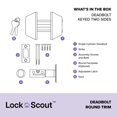 thumbnail image 3 of Cerrojo Lock Scout con borde cuadrado, 3 of 5