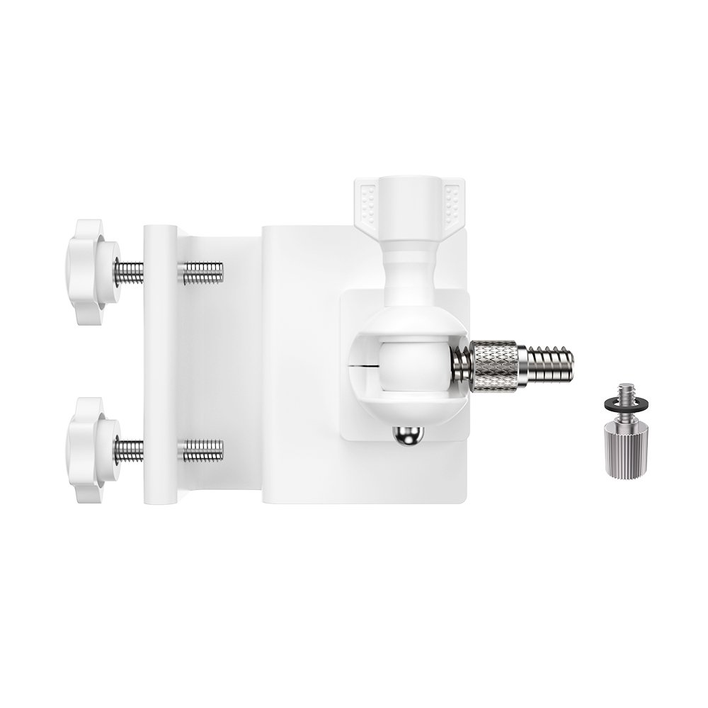 Gutter Mount Bracket Protective Adjustable Mount with Adapter Screw for