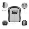 thumbnail image 5 of Wall Mount Key Lock Box 4 Digit Password Code Security Lock No Key for Home Office Key Safe Secret Storage Box Organizer ,More Reliable & Robust, 5 of 6