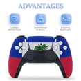 thumbnail image 4 of Haiti Haitian Flag Coat of Arms Red PS5/PS5 Pro/PS5 Slim Digital Disc Skin Sticker For Console And Controller Skins, 4 of 7