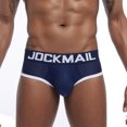 thumbnail image 1 of DPTALR Men's Mesh Breathable Removable Front Cup Rear Pad Hip Underpants Briefs, 1 of 7