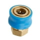 thumbnail image 1 of Adaptador convertidor de acoplador de rápida de latón con arandela a de 1/4 ", 1 of 9