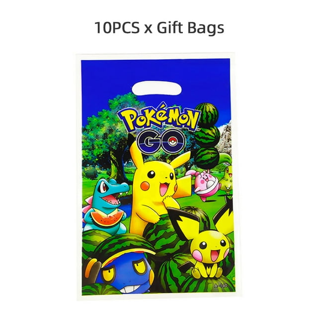 New Pink Pokemon Birthday Decorations Pikachu Party Tableware Balloons Plates Napkin Backdrop Decor Balloons For Boys Party
