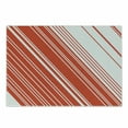 thumbnail image 1 of Candy Cane Cutting Board, Diagonal Barcode Patterned Lines on White Background Abstract Geometric Design, Decorative Tempered Glass Cutting and Serving Board, Small Size, Red White, by Ambesonne, 1 of 1