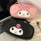 thumbnail image 2 of Sanrio-neceser de maquillaje para mujer, Kuromi Melody, bonitos artículos de tocador de PU, organizador de cosméticos, neceser con cremallera, neceser de viaje, bolsas de maquillaje para mujer, 2 of 5