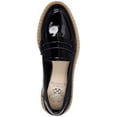 thumbnail image 4 of VINCE CAMUTO Womens Black Lug Sole Cushioned Mckella Round Toe Platform Slip On Loafers 8.5 M, 4 of 4