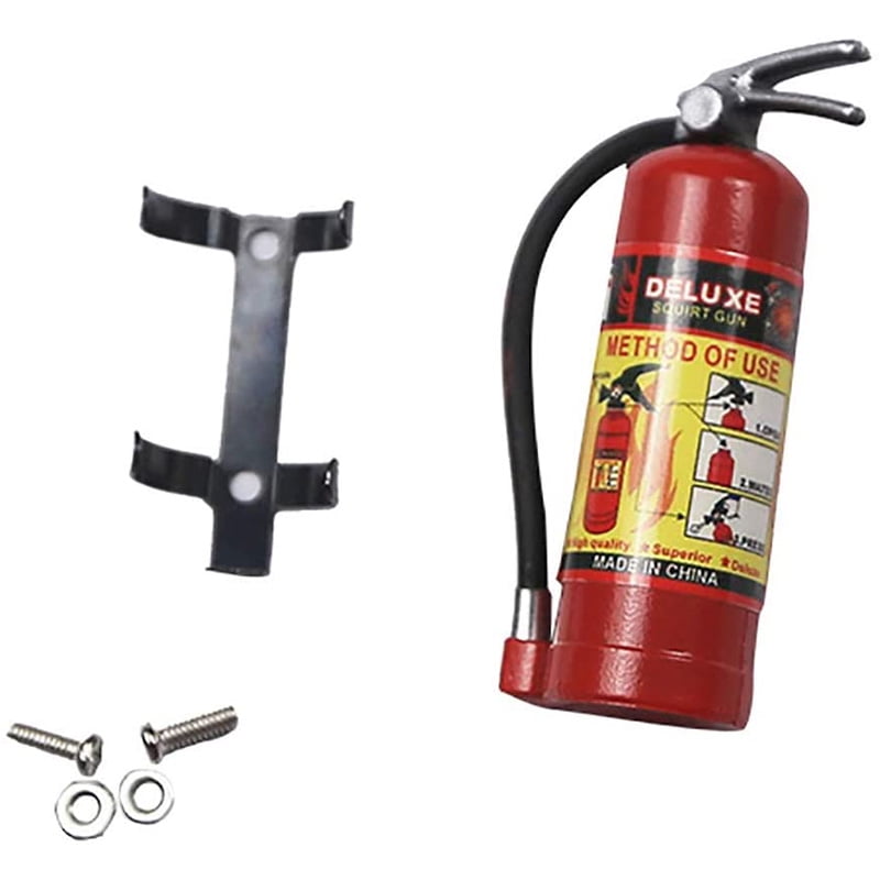 1/10 RC Crawler Accessory Fire Extinguish & Brackets for Axial SCX10 D90 Trx-4 