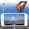 thumbnail image 2 of WIFI Coche 1080P Conducción Cam Cámara de tablero 170 grados Grabadora de video gran Grabación en de movimiento Visión Baoblaze cámara de salpicadero de coche, 2 of 8