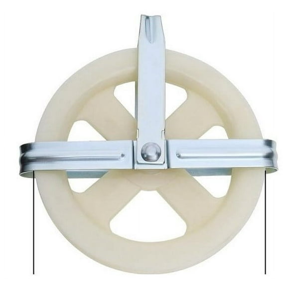 LEXSOMEO Clothesline Pulley Deep Groove Outdoor Laundry Drying Line Pulley for Replacement Laundry Line Pulley Clothes Lines Clothes Line Pulley