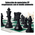 thumbnail image 5 of Ajedrez Profesional: Piezas Blancas Y Negras En Cubos blanco azul, 5 of 5