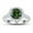 Dark Green, variant on 1 Carat Brilliant Moissanite Ring - 925 Sterling Silver Timeless Classic Design - Luxurious Noble Gift for Her, Ideal for Engagement, Wedding, Christmas, and Birthday