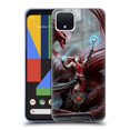 thumbnail image 1 of Head Case Designs Officially Licensed Anne Stokes Dragon Friendship Scarlet Mage Soft Gel Case Compatible with Google Pixel 4, 1 of 7