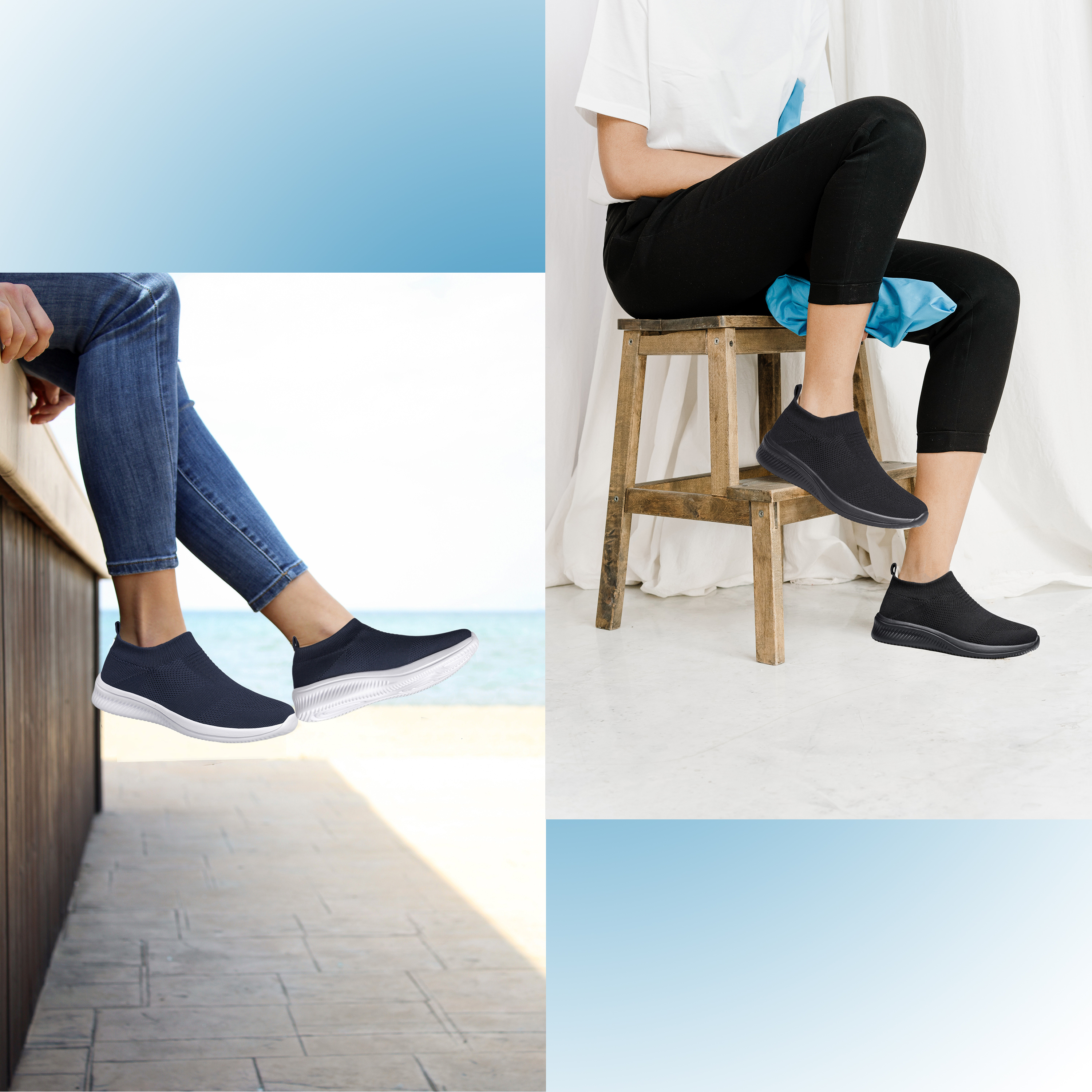 ADQ Women's Slip-On Casual Sneakers photo 7