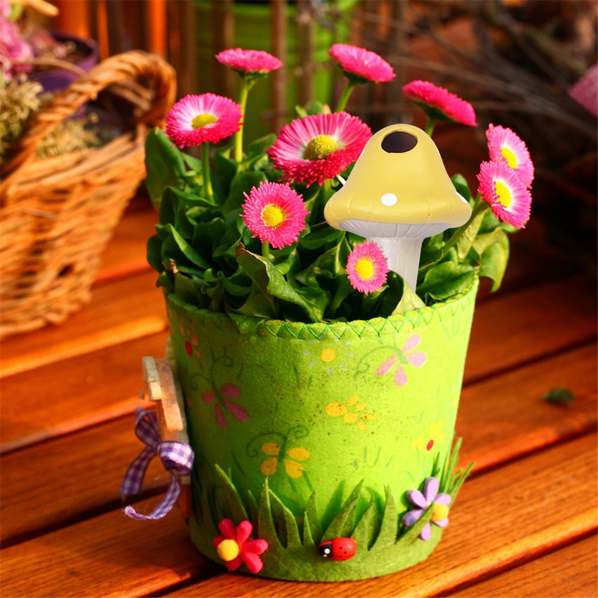 Drip Irrigation,Automatic Watering Cute Mushrooms,Automatic Drip Irrigation Device for Greenhouse Garden
