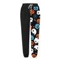 thumbnail image 6 of Blue Halloween Pajama Pants for Women Casual Pj Bottoms for Women Drawstring Lounge Pants with Pockets S, 6 of 9