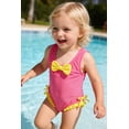 thumbnail image 2 of MAMAMI Toddler Baby Girls Swimsuit Summer Sleeveless Cute One-Piece Bathing Suit for Girls, 2 of 7