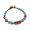 Kalian red stone, variant on Tibetan Styles Beaded Bracelet With Copper Accents and Wax Rope Stylish Wristband for Artistic Design