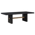 thumbnail image 4 of Steve Silver Aubrey Expandable Modern 5PC Rectangle Dining Set, Black, 4 of 7