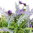 thumbnail image 6 of Northlight Artificial Lavender and Mixed Spring Floral Arrangement in Ceramic Pot - 12", 6 of 9
