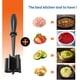 thumbnail image 3 of Picadora de carne, trituradora de carne antiadherente, utensilio picador de carne molida de nailon resistente al calor, picadora de hamburguesas y picadora de carne molida Xemadio WMPH-420, 3 of 6