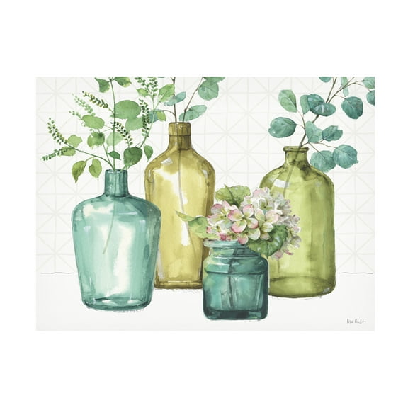 Trademark Fine Art 'Mixed Greens LXII' Canvas Art by Lisa Audit