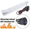 thumbnail image 2 of Car Winter Universal Heated Steering Wheel Cover DIY Kits Heater Pad New L3 I7T5, 2 of 9