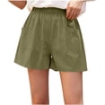 thumbnail image 2 of Asxite Womens Pajamas Pants Loose Elastic Waist Solid Pocket Casual Short Sleepwear, 2 of 6