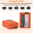 thumbnail image 2 of Batería y cargador dual LED para Sony A6500 A6400 A6300 A6000, 2 of 7
