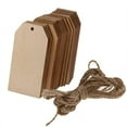 thumbnail image 1 of 50 Pieces Blank Unfinished Hanging Wood Gift Tags Label Embellishments Wedding Favors with Rope, 1 of 6