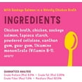 thumbnail image 5 of Friskies Lil' Soups With Sockeye Salmon in a Velvety Chicken Broth Adult Wet Cat Food Complement, 1.2 OZ (Pack of 16), 5 of 8