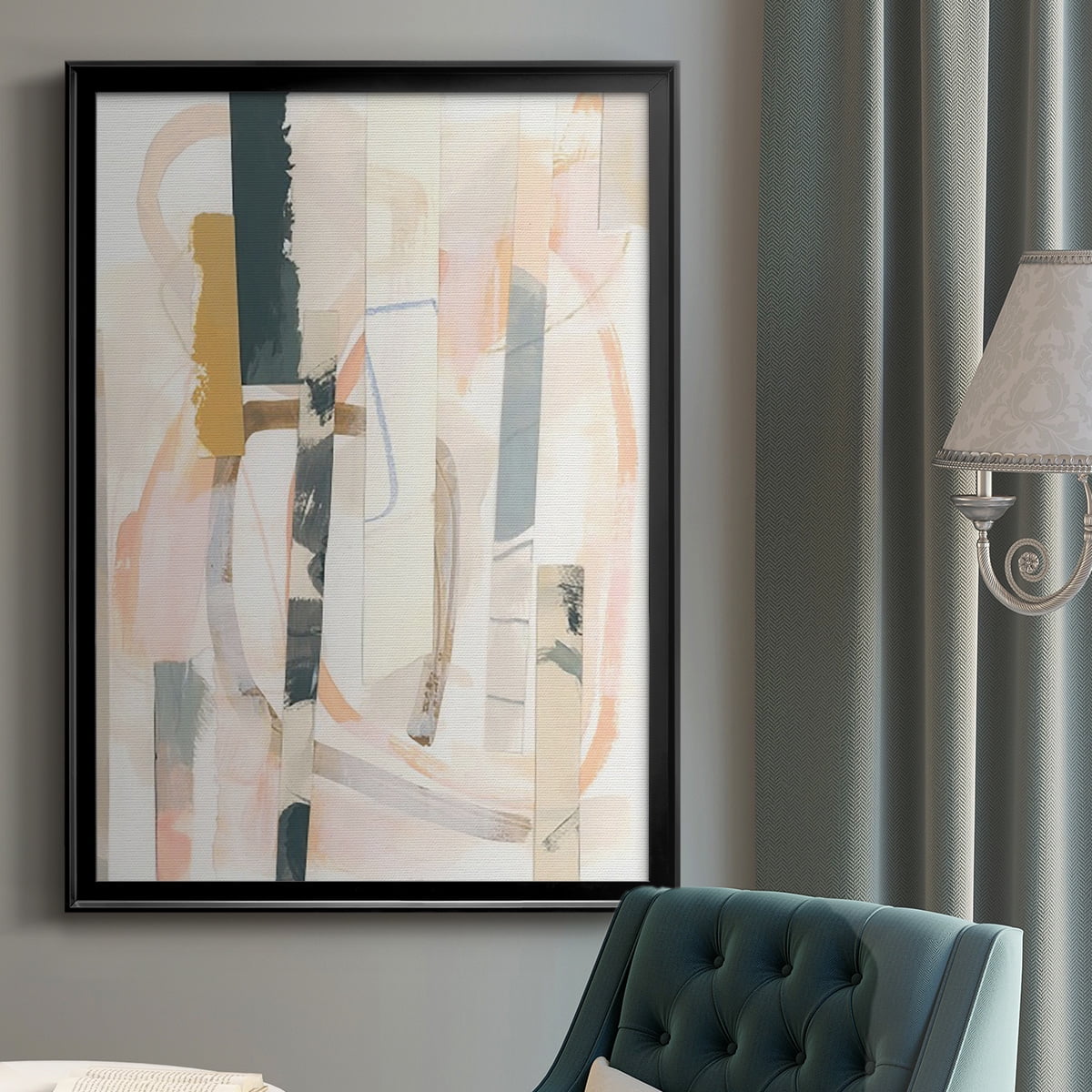 Melon Litmus II Premium Framed Print, in Gold, Black, or Silver - Ready to Hang