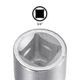 thumbnail image 3 of Uxcell 3/4 Inch Square Drive 12 Point 18mm Standard Impact Socket Alloy Steel, 3 of 5