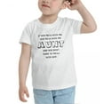 thumbnail image 3 of If You Mess With Me You Mess With My Aunt And You Dont Want To Mess Funny Toddler T Shirts for Boys Girls (White, 3T), 3 of 5