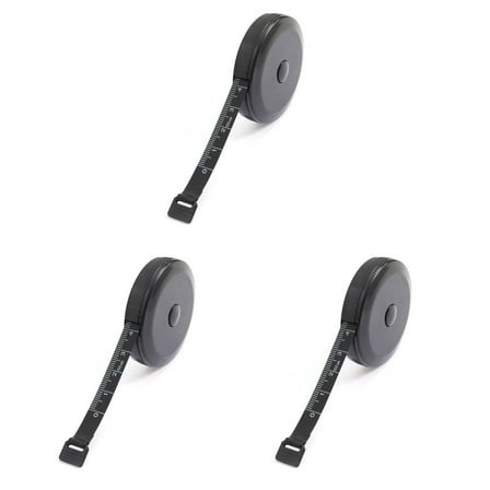 Set of 3 Weights Durable Tape 5.50X5.50X1.00CM Black