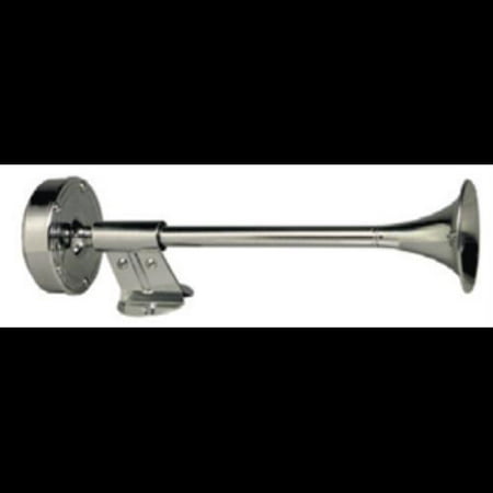 - Schmitt & Ongaro Marine 41506 Ongaro Deluxe SS Shorty Single Trumpet Horn - 12V
