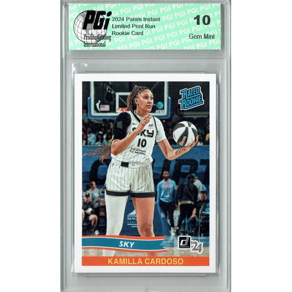 Kamilla Cardoso 2024 Panini Instant #RRR-6 Retro Rated Rookie Rookie Card PGI 10