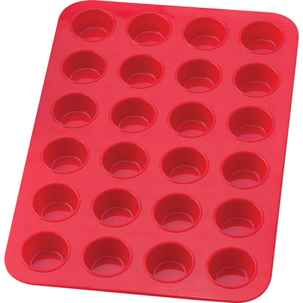 Mrs. Anderson's Baking Silicone Muffin Pan, 24 Cup