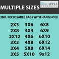 thumbnail image 7 of 2 Mil Reclosable Hang Hole Zipper Bag with Resealable Top Seal - 3 x 5 & (1000 Bags), 7 of 7