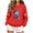 D-Red, variant on QINGFSAP Womens Graphic Tops Long Sleeve Crew Neck Casual Loose Fit Sweatshirt