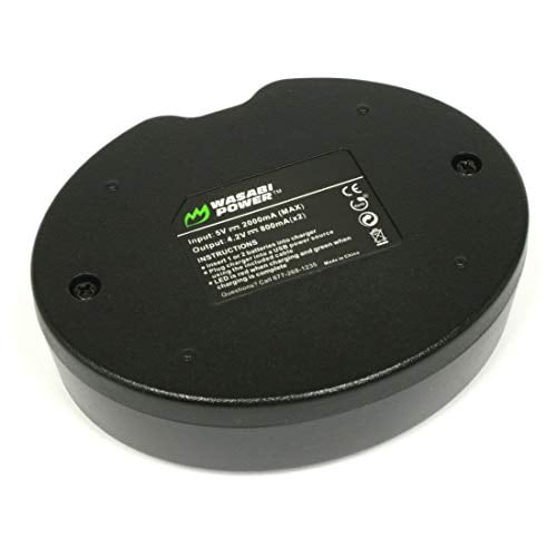 Wasabi Power Battery (2-Pack) and Dual USB Charger for Nikon EN-EL12