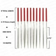thumbnail image 2 of 10pc 6" Mini Diamond Needle File Set 140 x 3mm Ceramics Tile Glass Hand Tools, 2 of 8