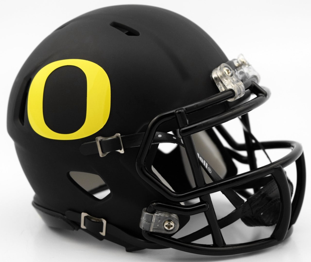 Oregon Ducks Matte Black Riddell NCAA Speed Mini Helmet