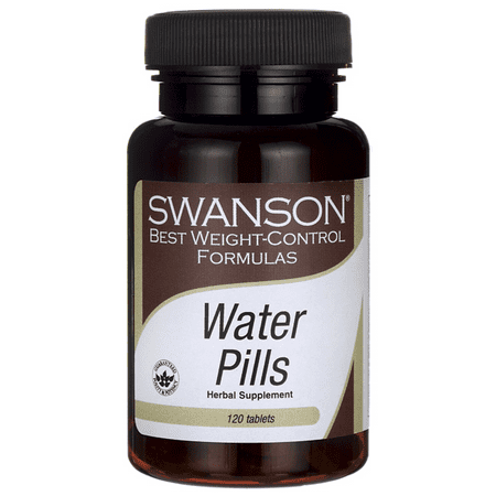 Swanson Best Weight-Control Formulas Water Pills, 120 (Best Over The Counter Testosterone Pills)
