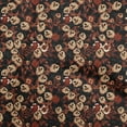 thumbnail image 1 of oneOone Tissu Georgette Viscose Chocolat Brun Matériel de Robe Florale Tissu Imprimé Tissu au Mètre 42 Pouces de Large, 1 of 4