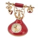 thumbnail image 3 of Reloj despertador con teléfono vintage, único, elegante, preciso, para mesita de noche, decoración para el hogar, cafetería, oficina YF020 3, 3 of 15